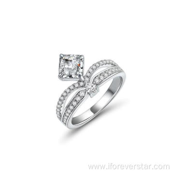 Wedding Ring 925 Silver CZ Engagement Rings